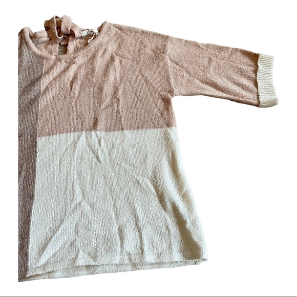 BY the river color block pull over sweater - Picture 6 of 15